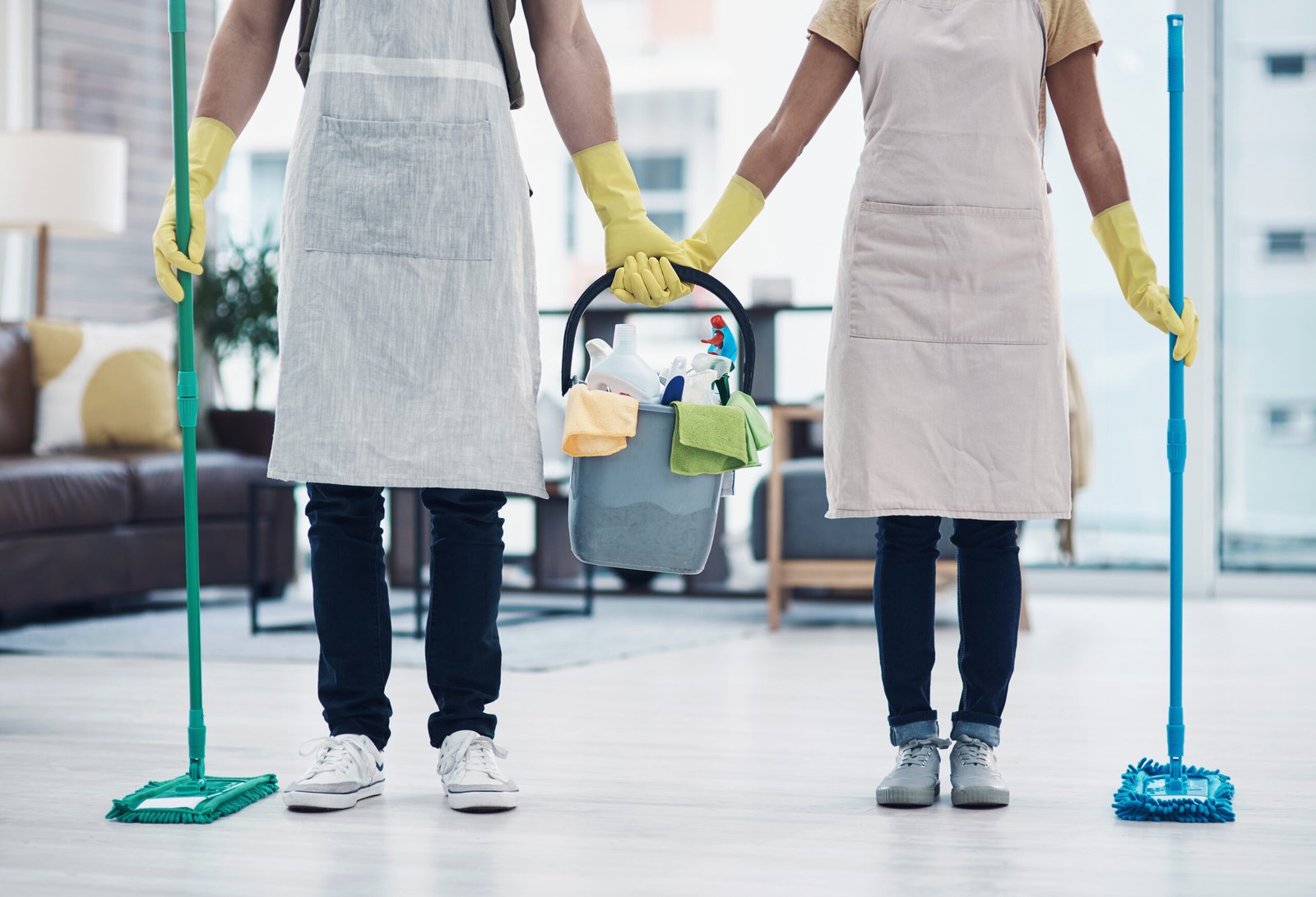 Professional residential cleaning team in San Diego